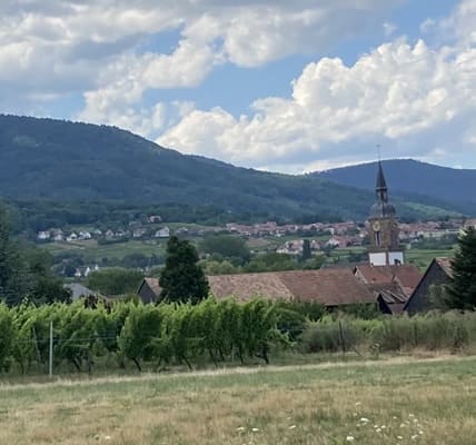 photo du village au loin