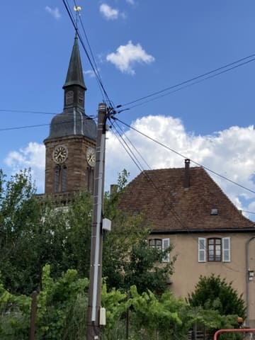 photo prise dans le village de Gertwiller