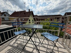 Vue de la petite terrasse